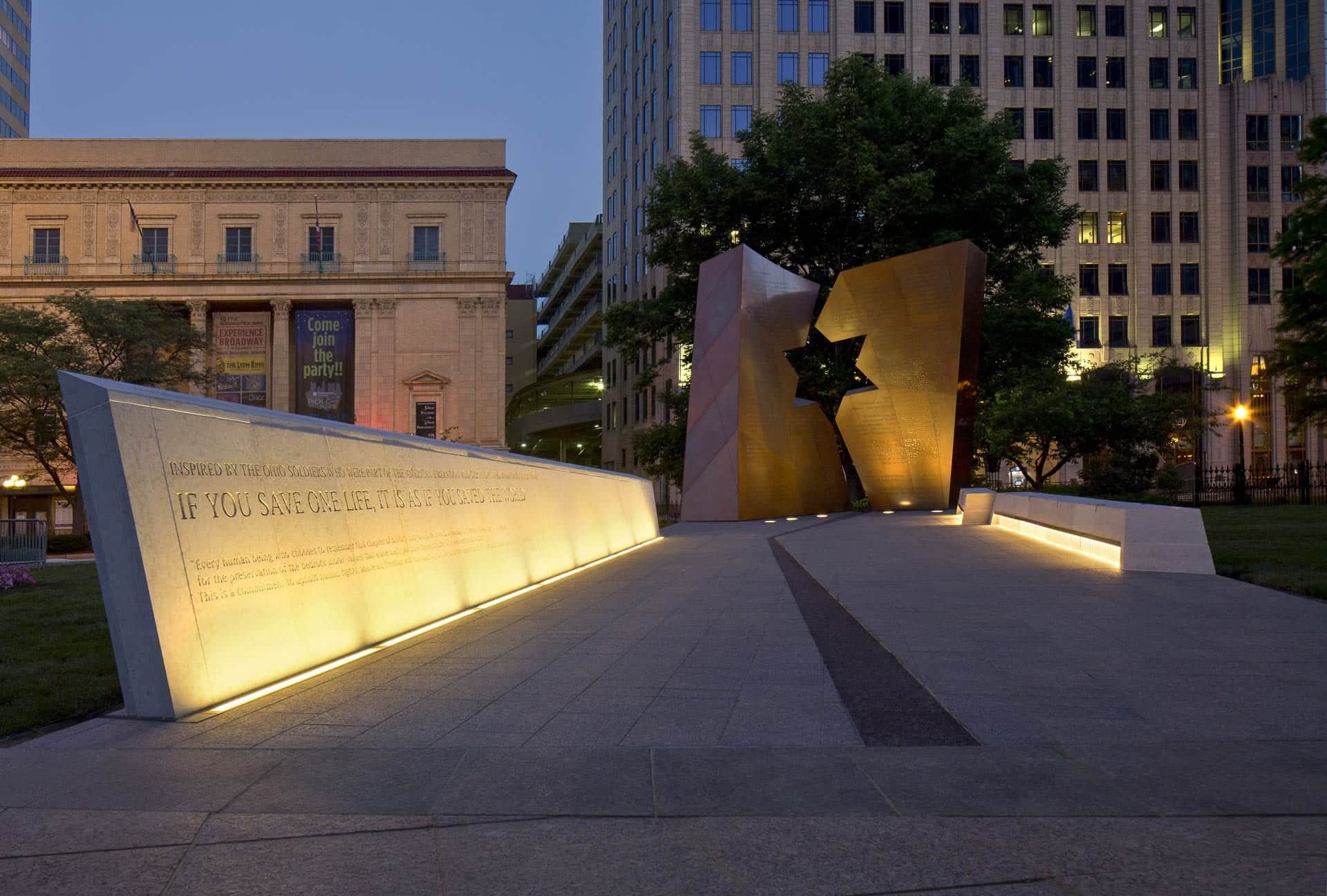 OHIO STATEHOUSE HOLOCAUST AND LIBERATORS MEMORIAL