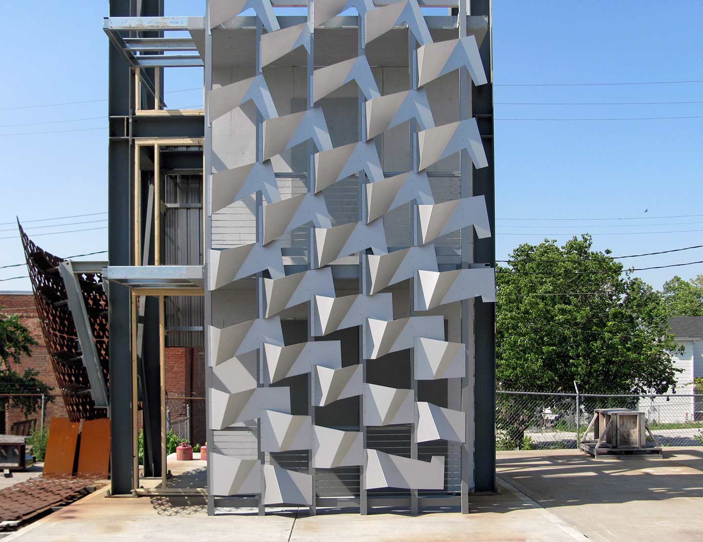 The mockup for Emerson LA at the Zahner Headquarters in Kansas City.