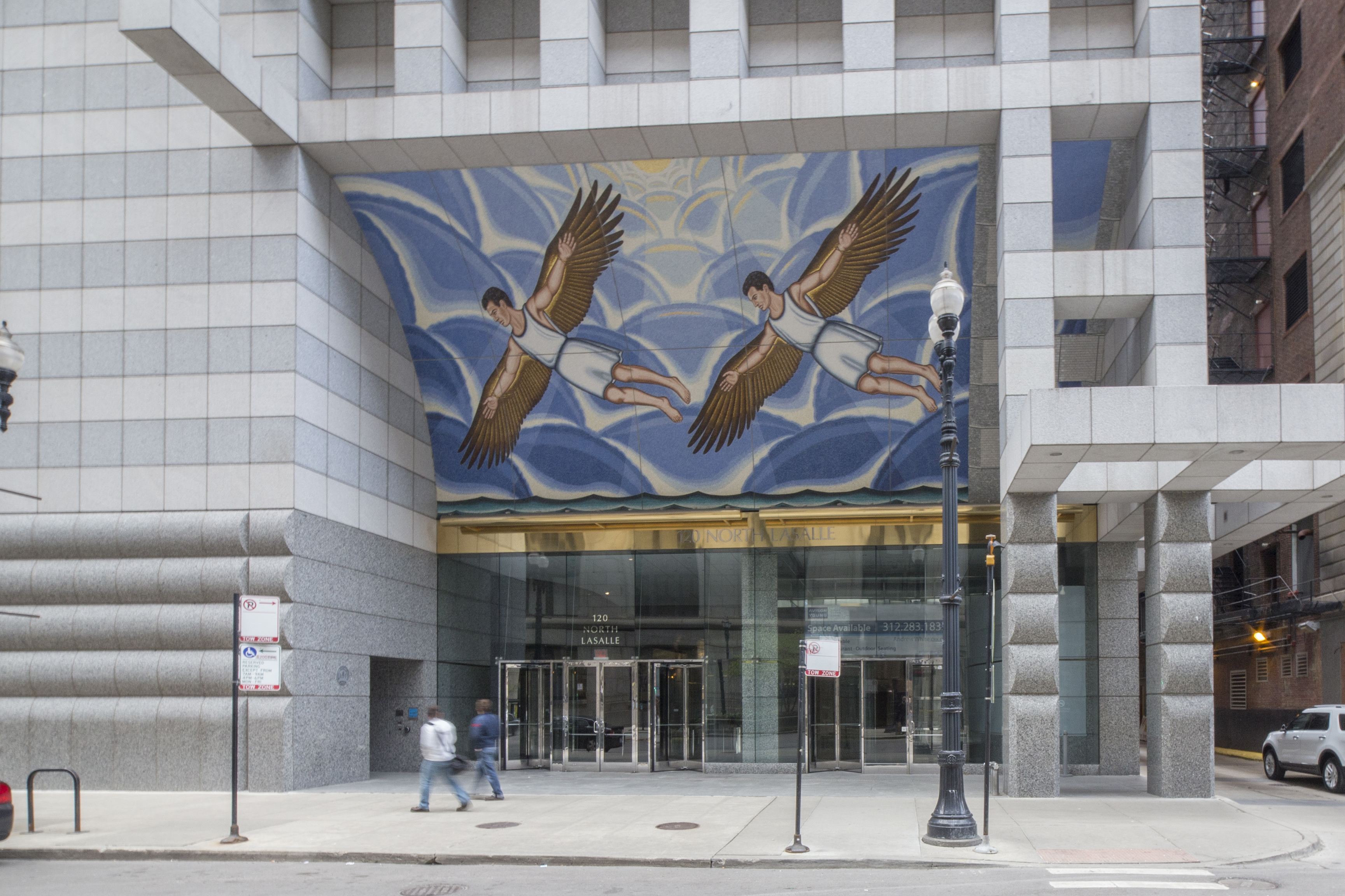 Entrance of 120 North LaSalle