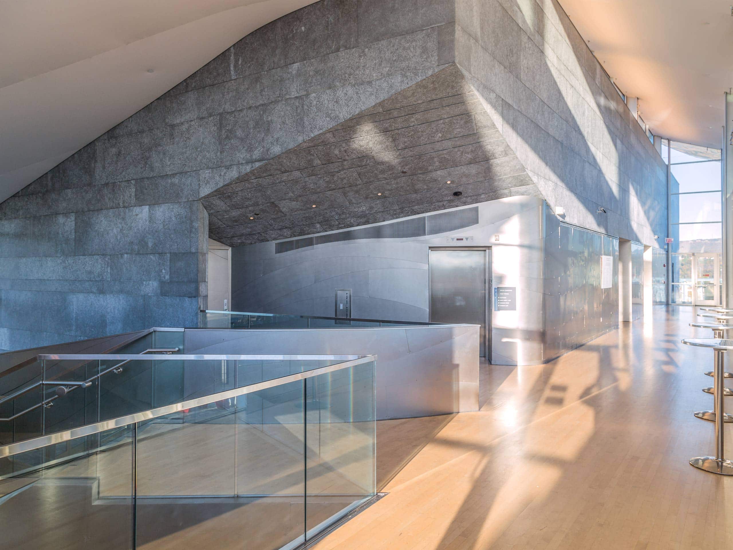 Interior of the Hunter Museum.