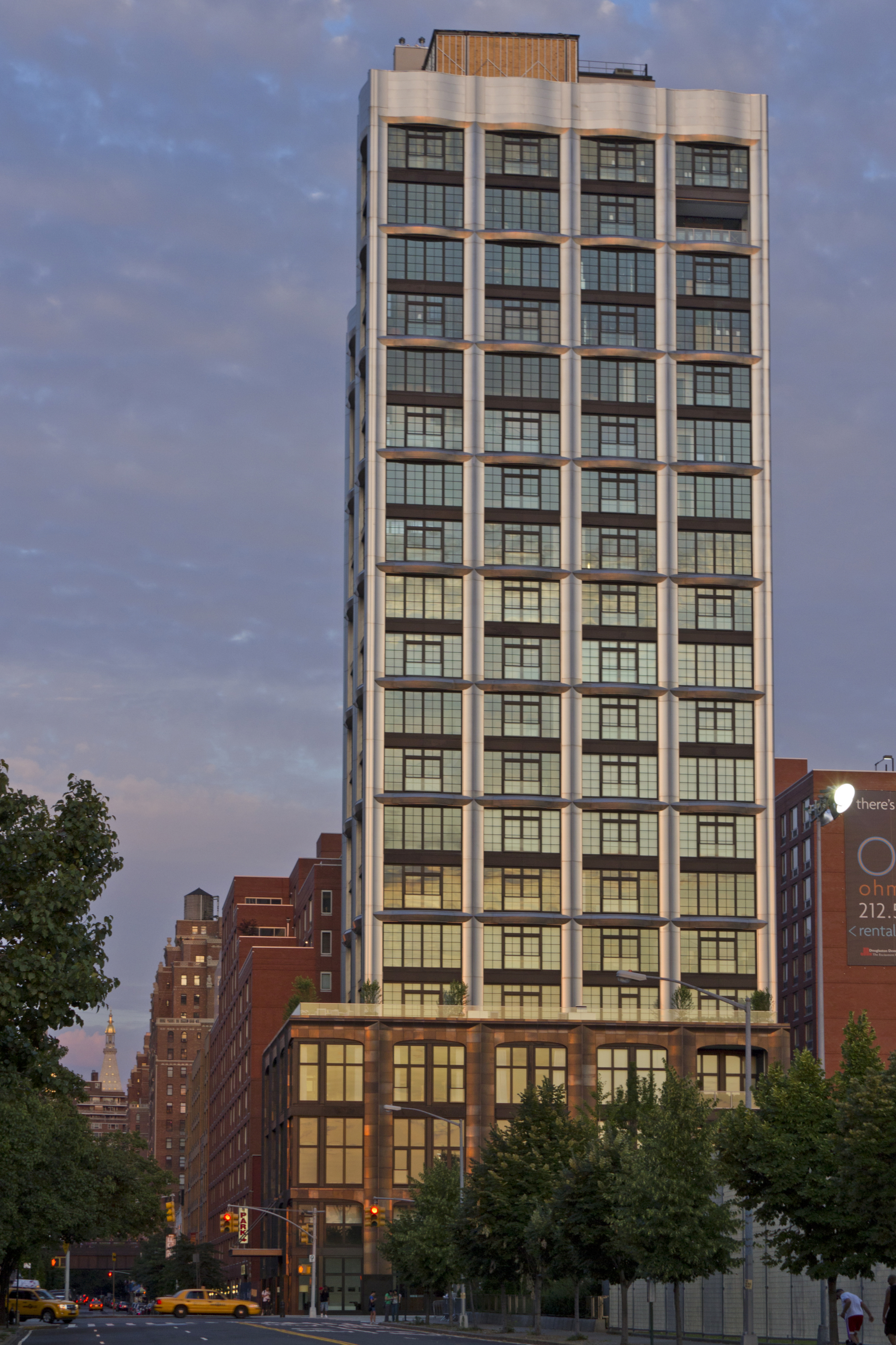 The 19-floor residential tower at 200 Eleventh Avenue