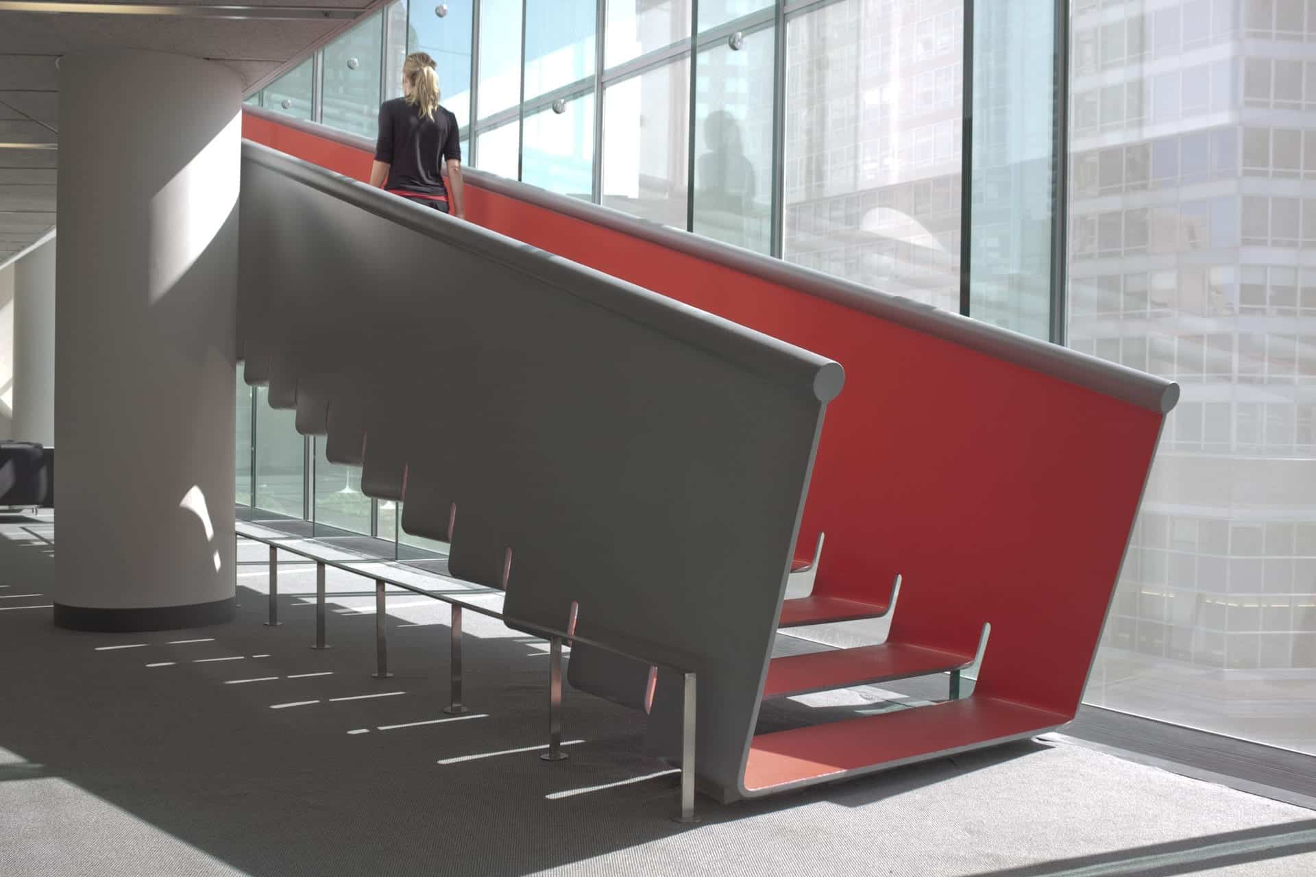 Juilliard Staircase designed by Diller Scofidio + Renfro.
