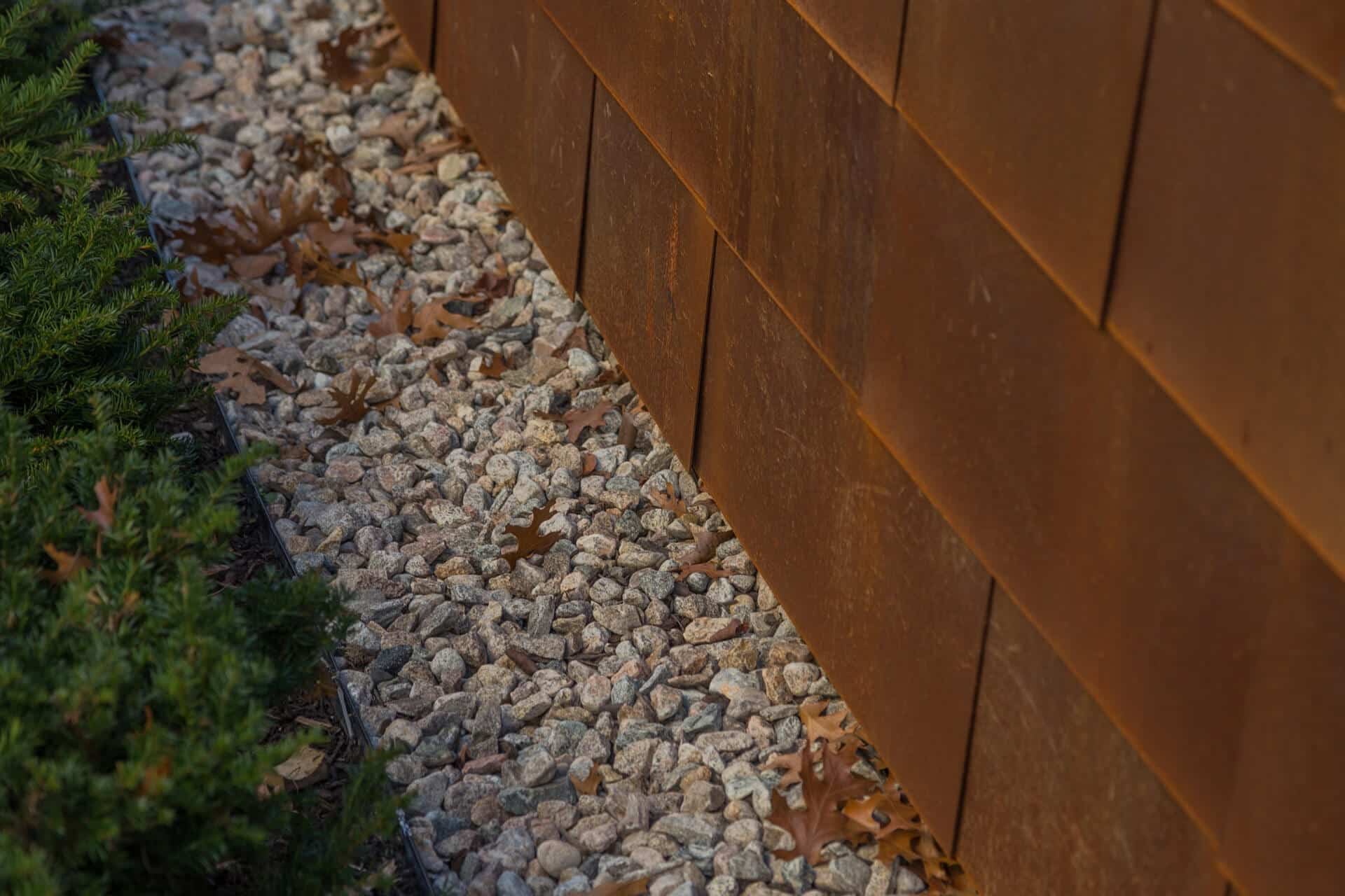 Brown University Applied Math Building, clad in Zahner Solanum Weathering Steel.
