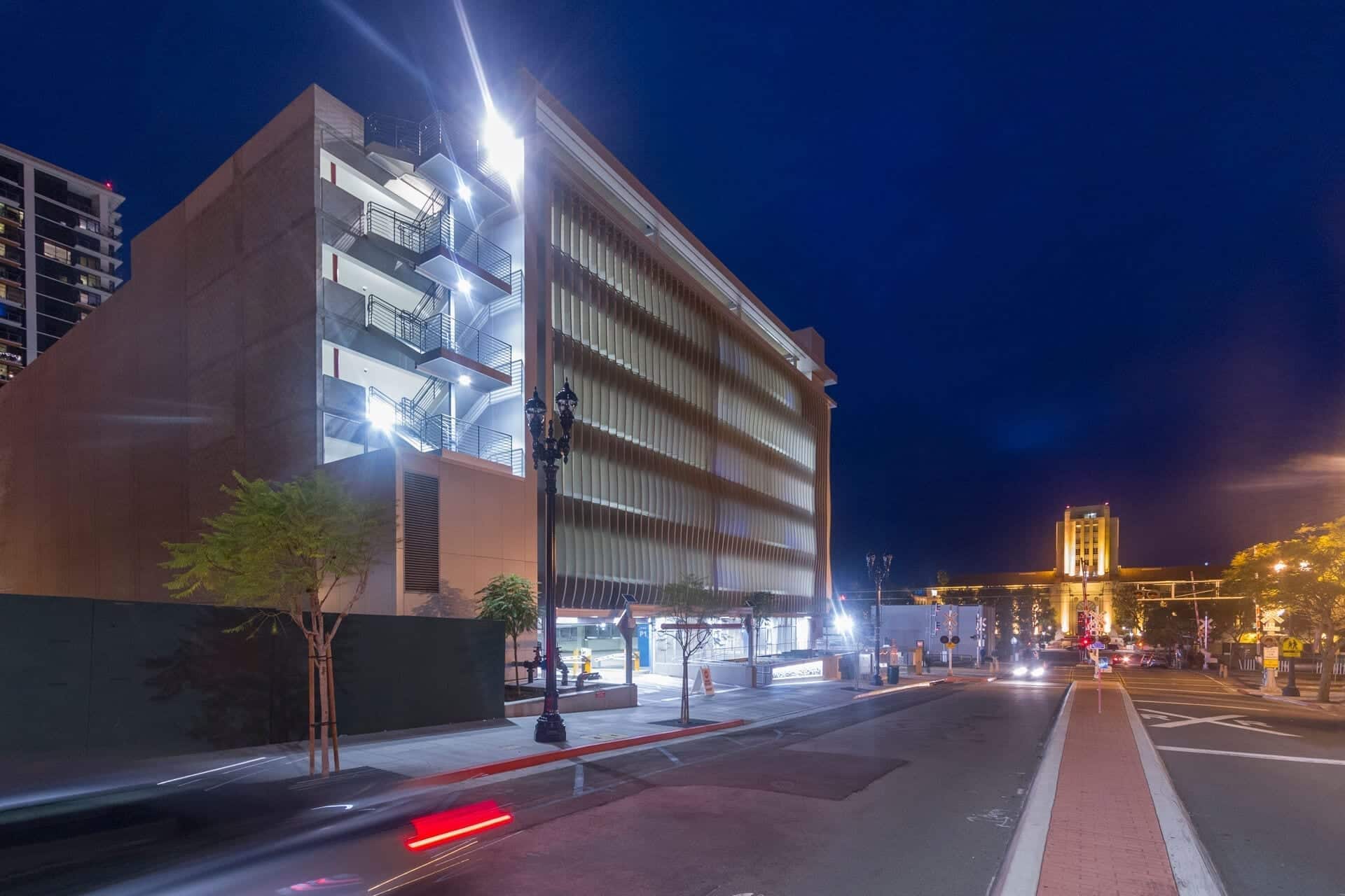 Cedar Kettner Parking Structure in San Diego, California.