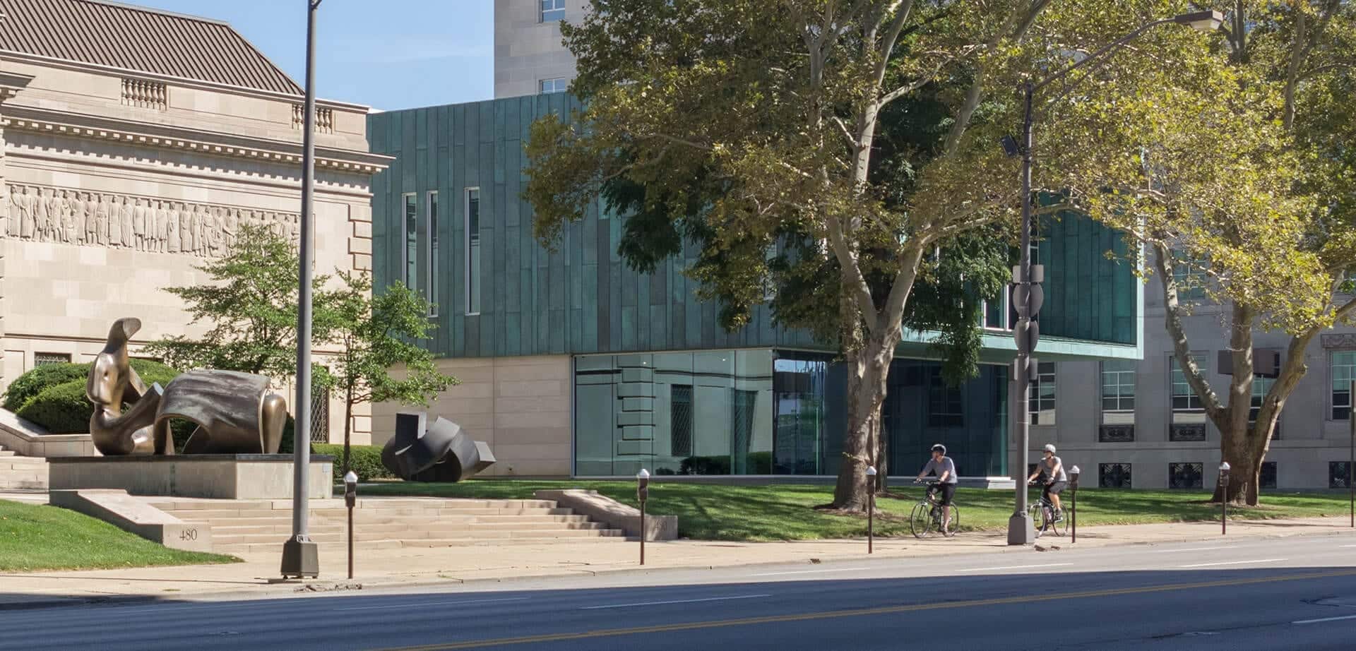 Columbus Museum of Art, view from the main entrance.