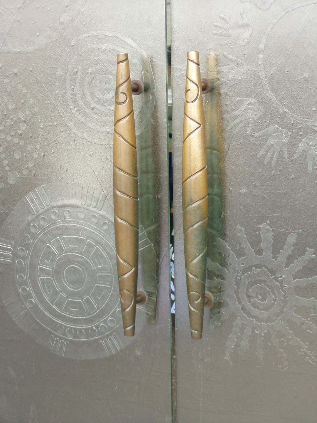 Custom Door Handles at the National Museum of the American Indian in Washington D.C.