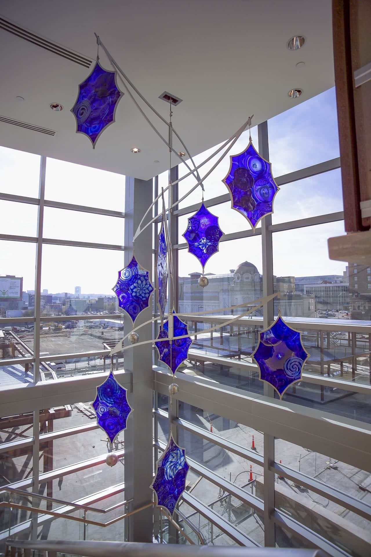 Dierk Van Keppel installation at the H&R Block in Kansas City.