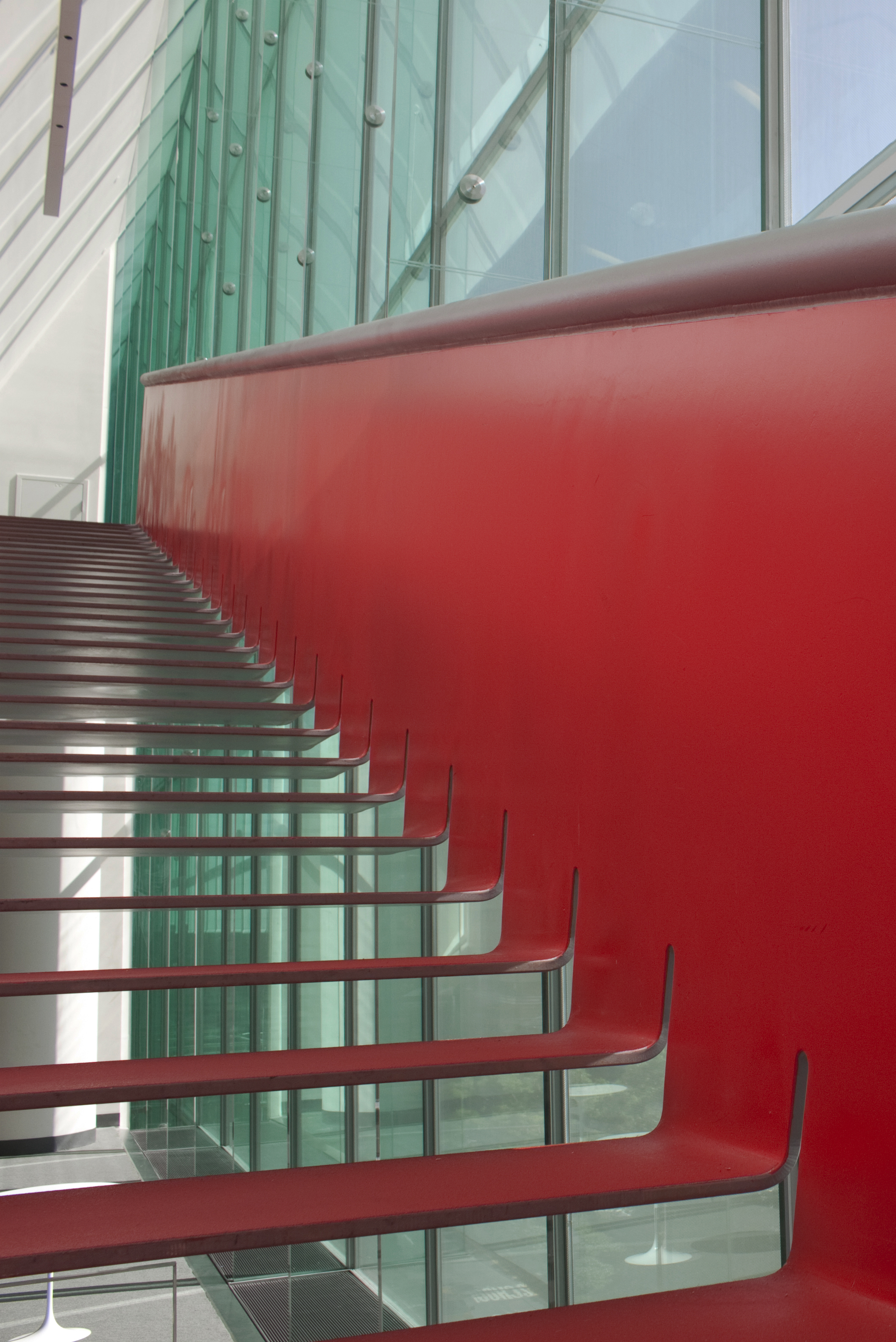 Slow staircase at Juilliard.