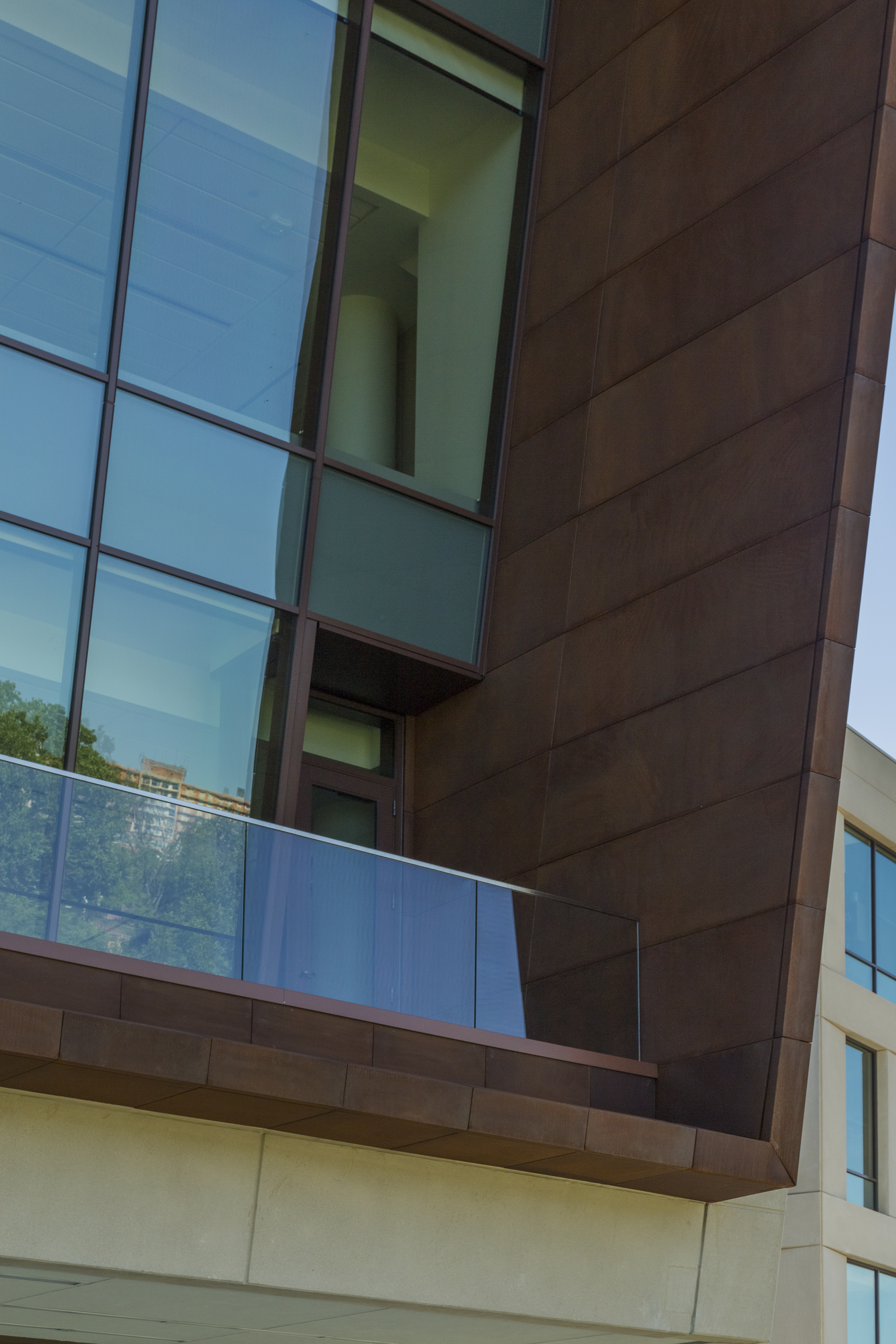 Detail of the Solanum Steel Balcony at Capitol Federal Hall
