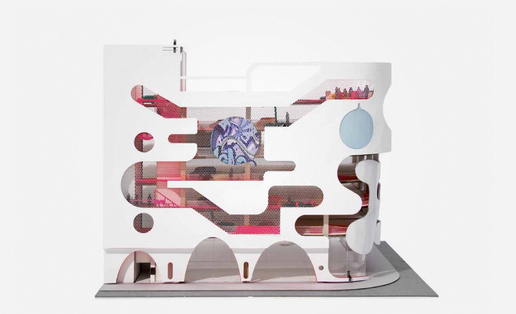 Model for the initial WORKac design.