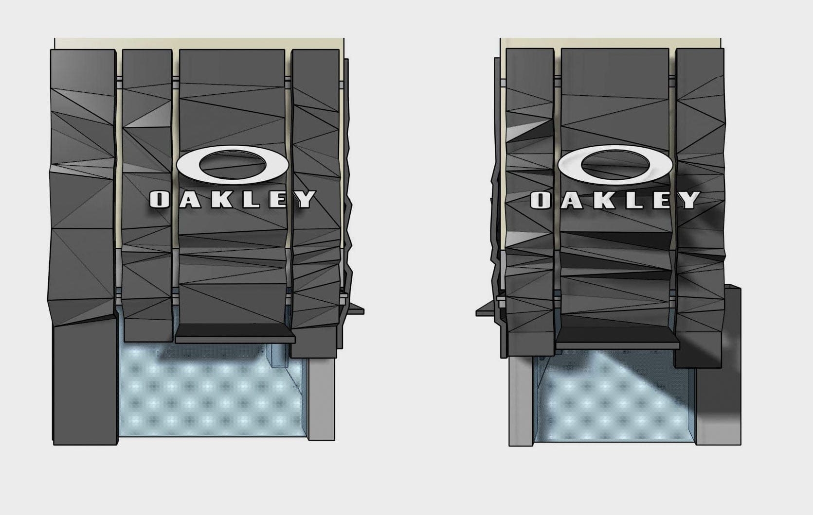 Architect's renderings of the Oakley Facade for Fifth Avenue Flagship.