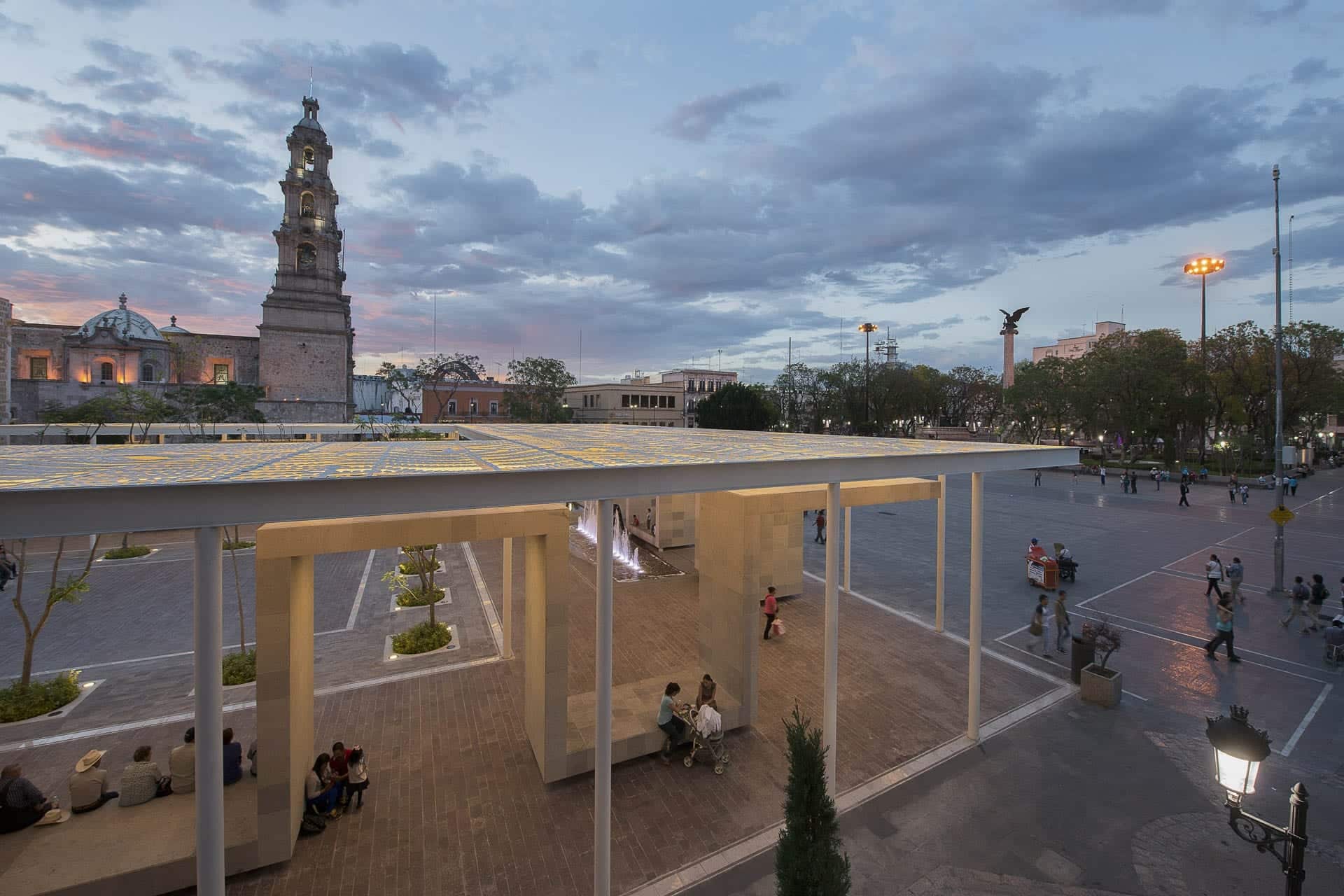 Overhead view of the Aguascalientes project.