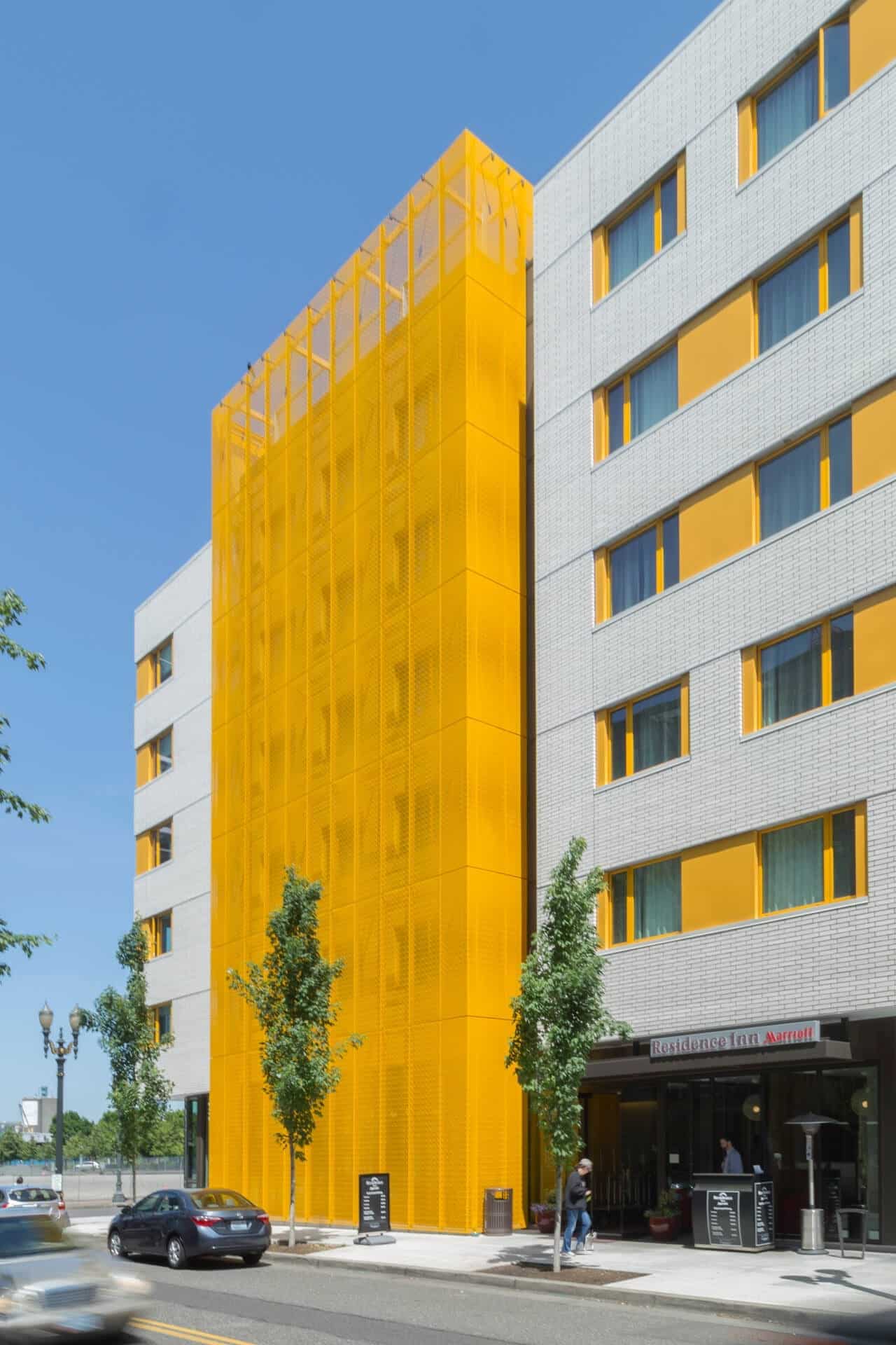 Pearl District Residence Inn Marriott in Portland, Oregon.