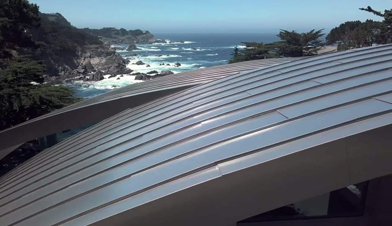 Standing seam custom roof system by Zahner.