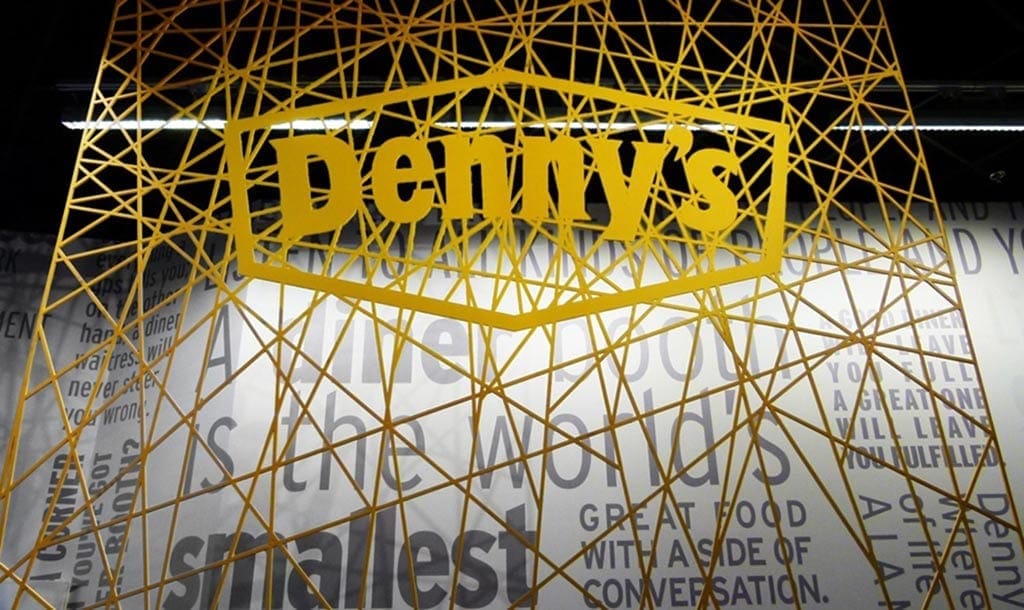 Denny's Flagship Diner in Las Vegas on Fremont Street.