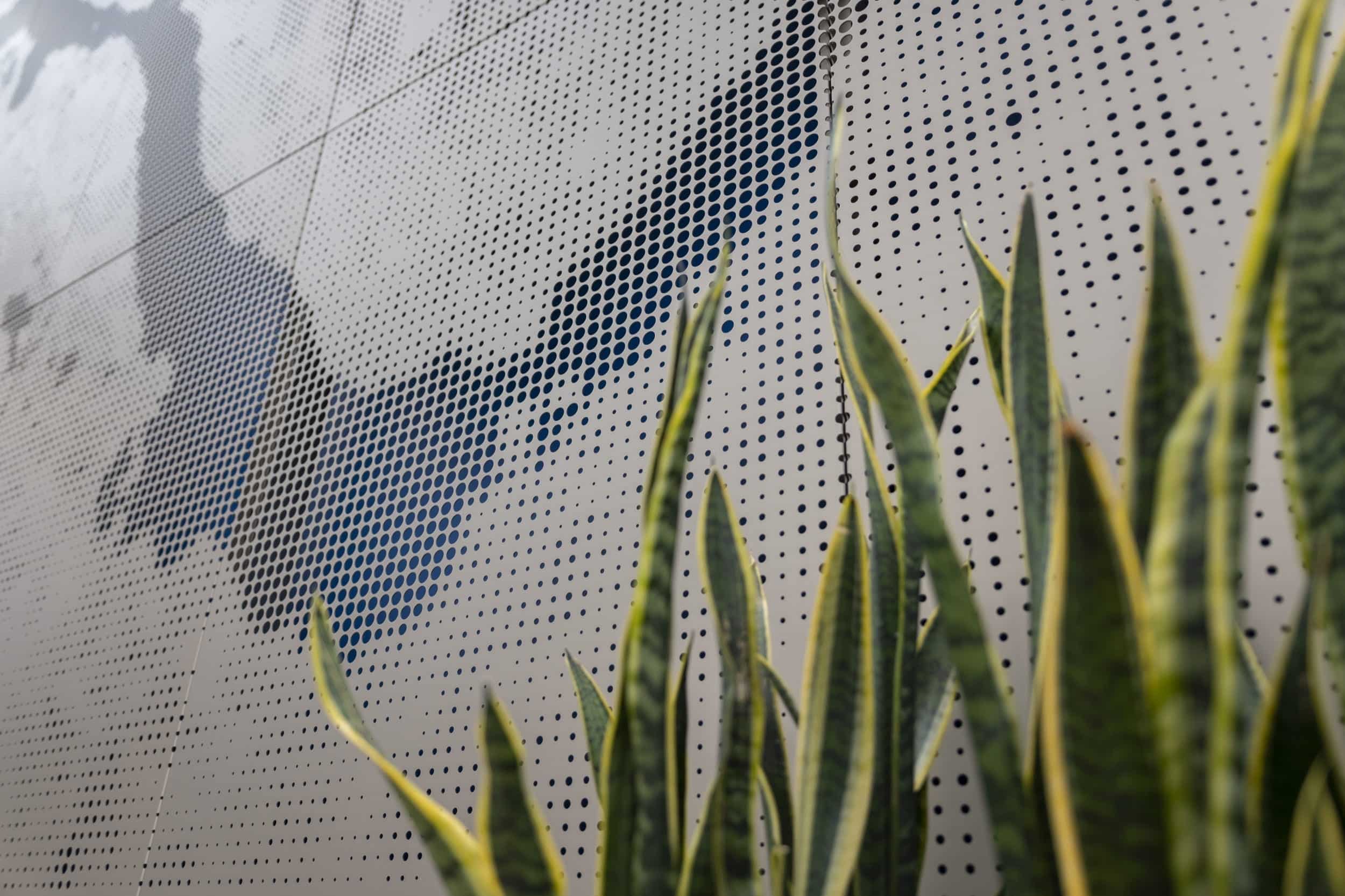 Facade for 178 North Eleventh with antique copper patina in Brooklyn, New York.