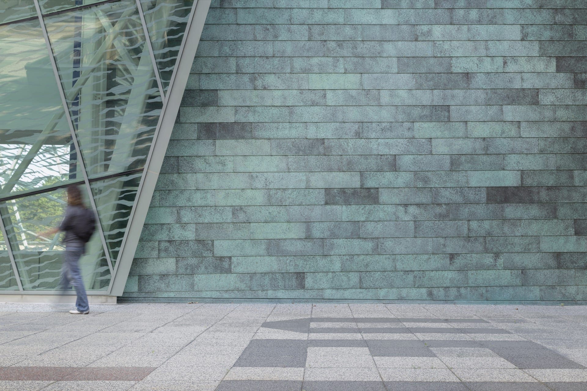 Star Blue™ copper panels at SUNY New Paltz Student Union Building
