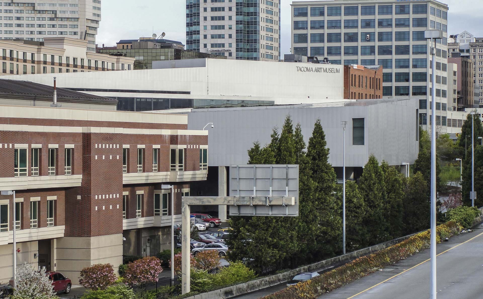 The Tacoma Art Museum in downtown Tacoma, Washington.