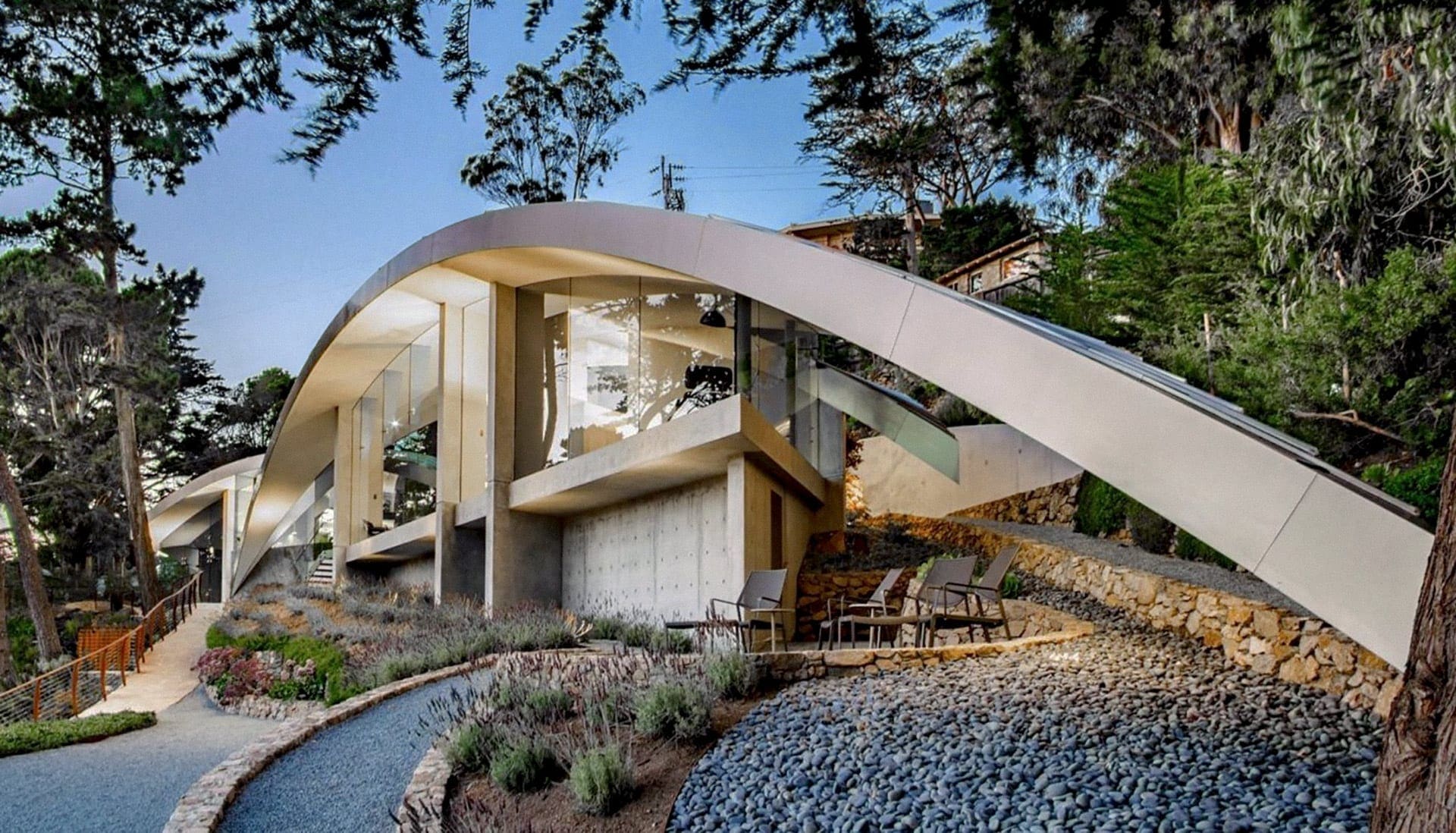 Exterior of Serenity residence by Wallace E. Cunningham.