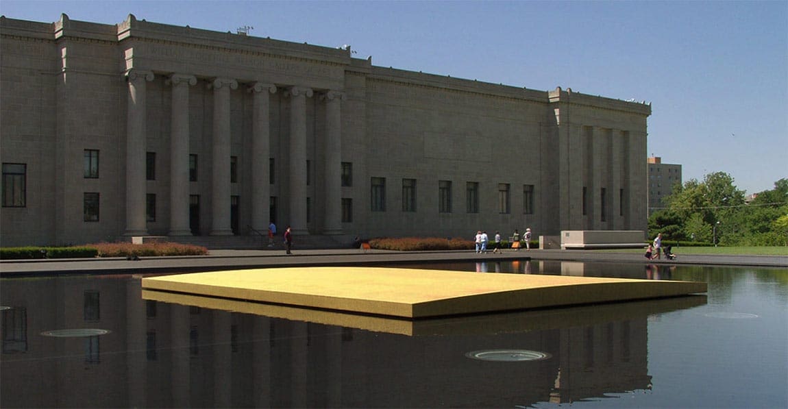 One Sun / 34 Moons, by Walter de Maria, 2002.