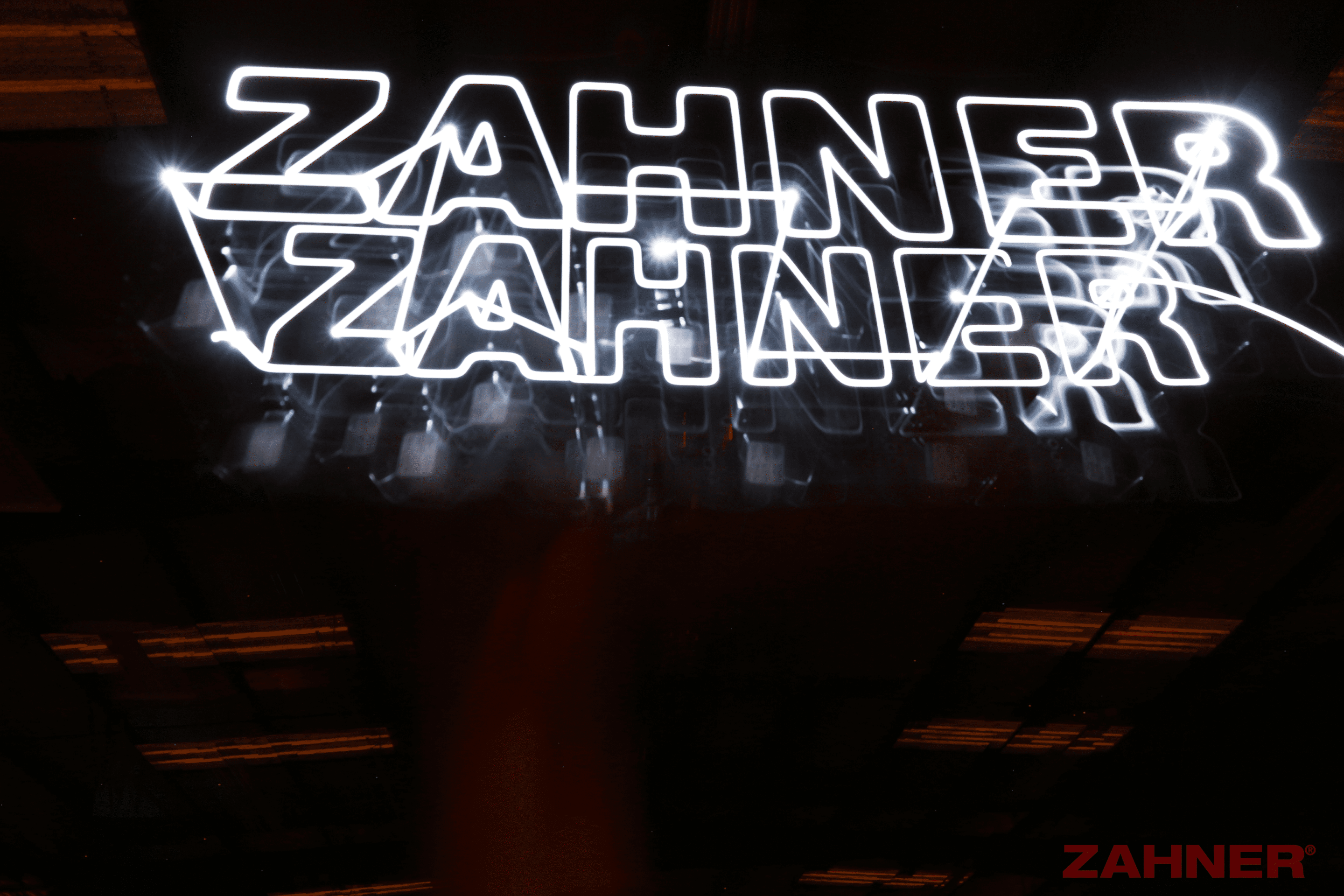 Light painting tests made with Ruby the Robot.