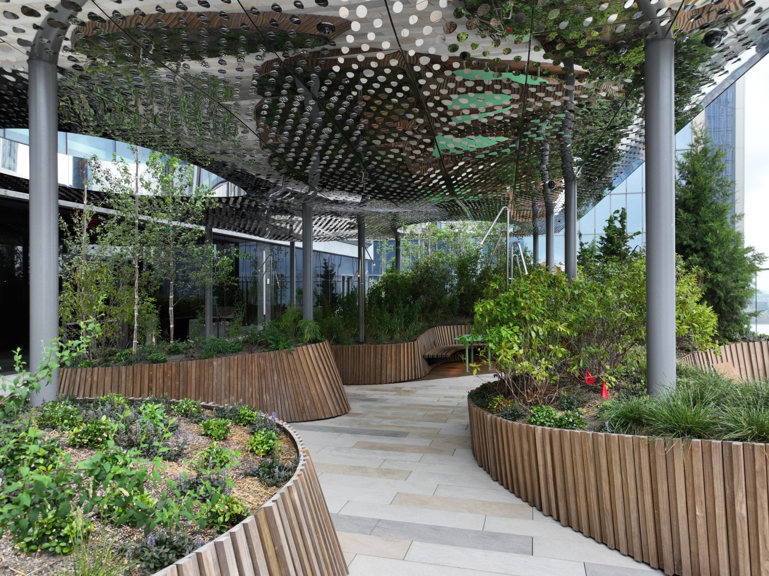50 Hudson Yards Terrace custom canopy