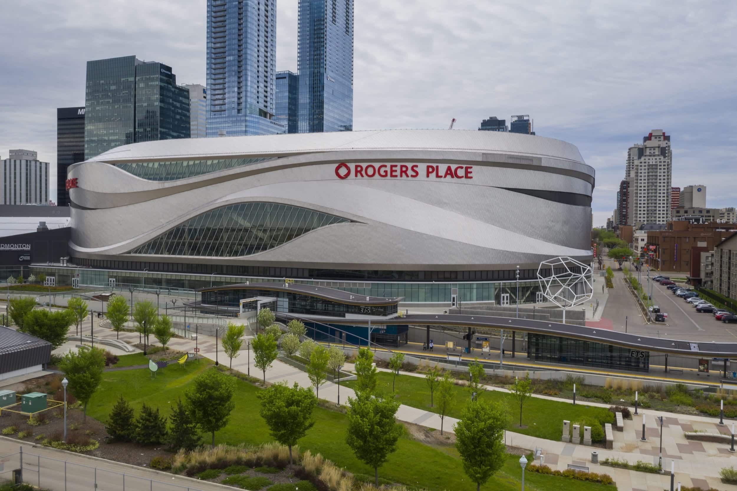 Rogers Place Arena Exterior Facade