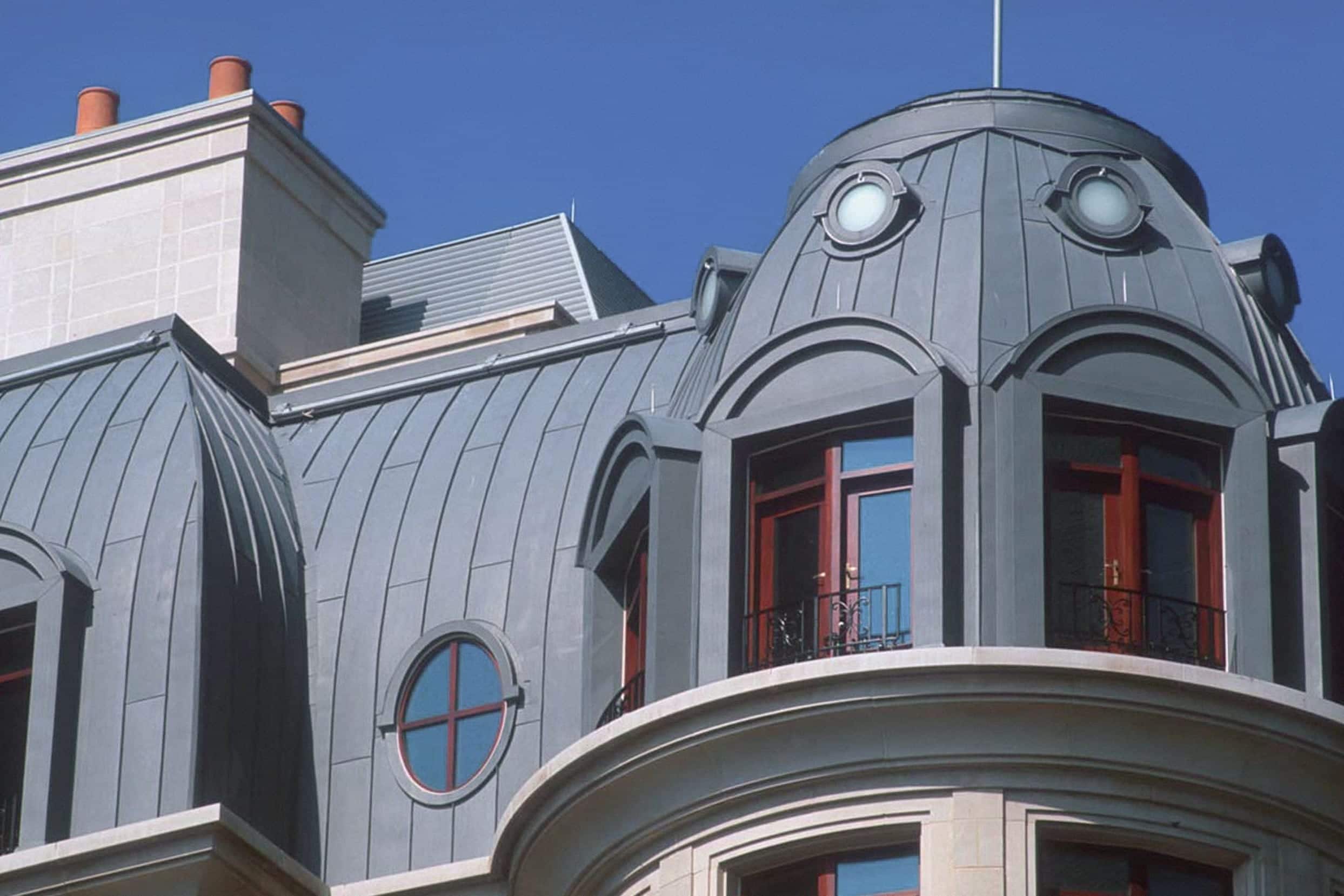 65 E. Goethe Street, designed by Lucien Lagrange, features preweathered zinc cladding.